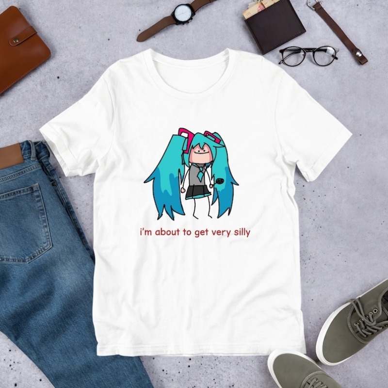 Summer Edit Clothing - 2026 Cute Cartoon Hatsune miku T-Shirt