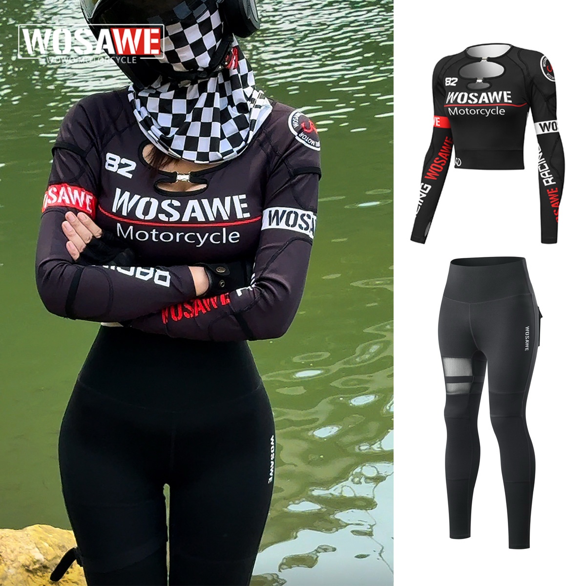 Summer Clothing Motorcycle - WOSAWE Summer Women Slim Motorcycle Jacket