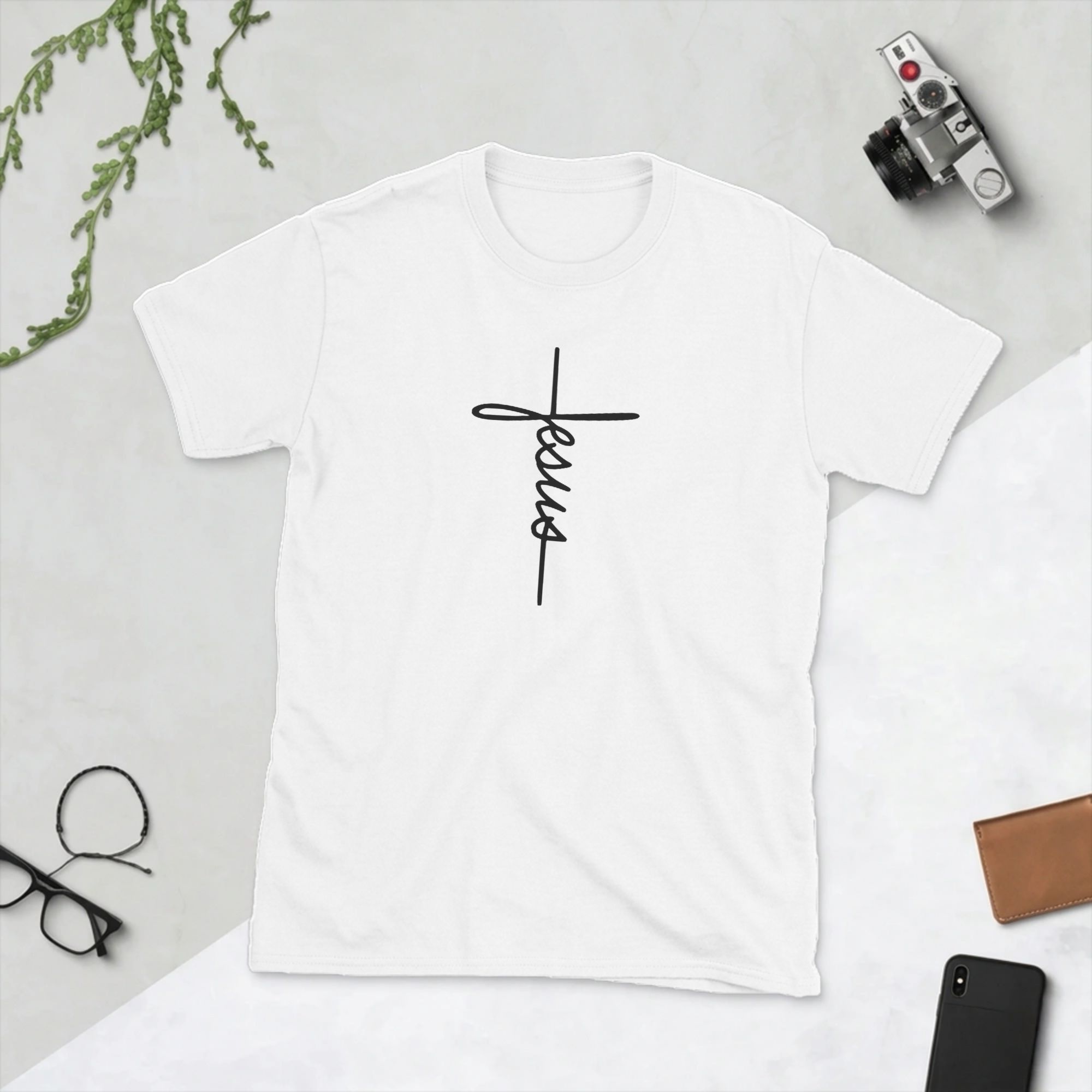 Men T-Shirts Jesus Name as a C - Summer Clothing Name 评论和价格