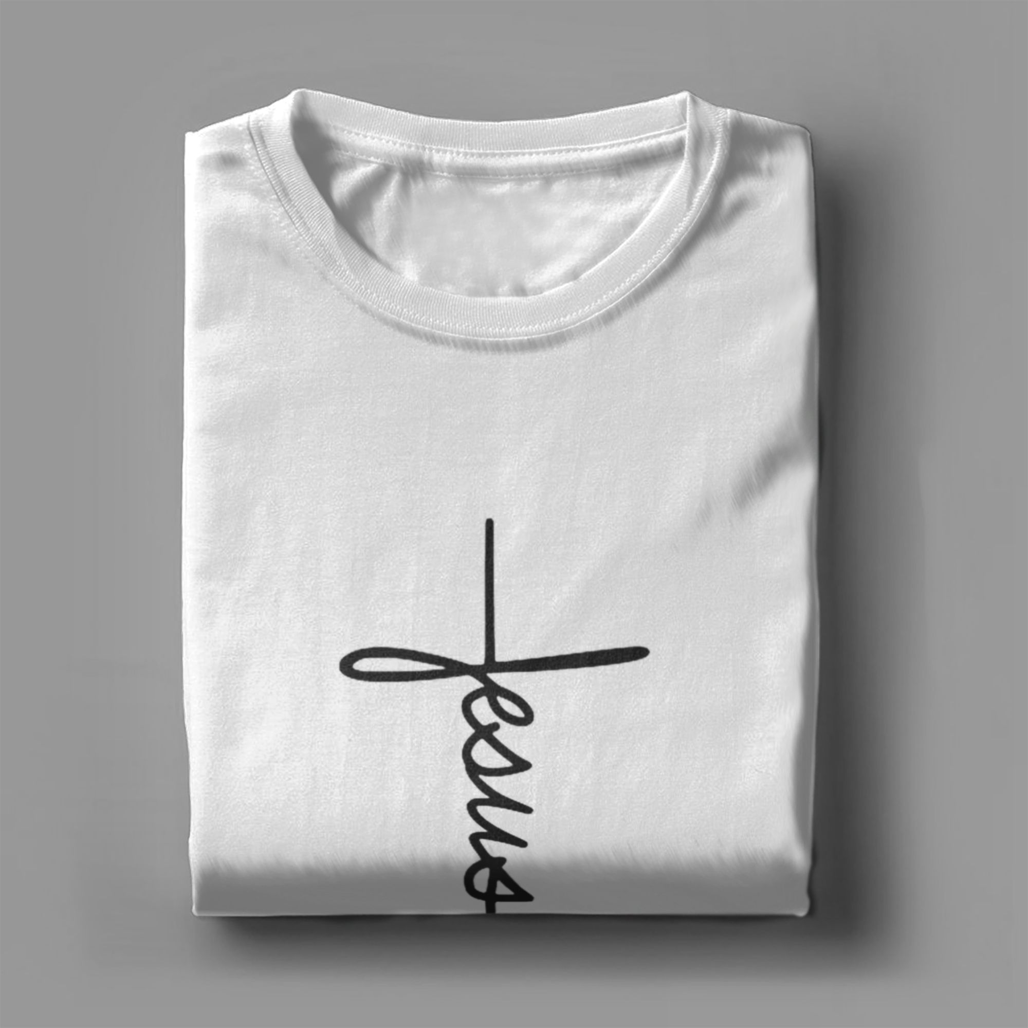 Men T-Shirts Jesus Name as a C - Summer Clothing Name 评论和价格