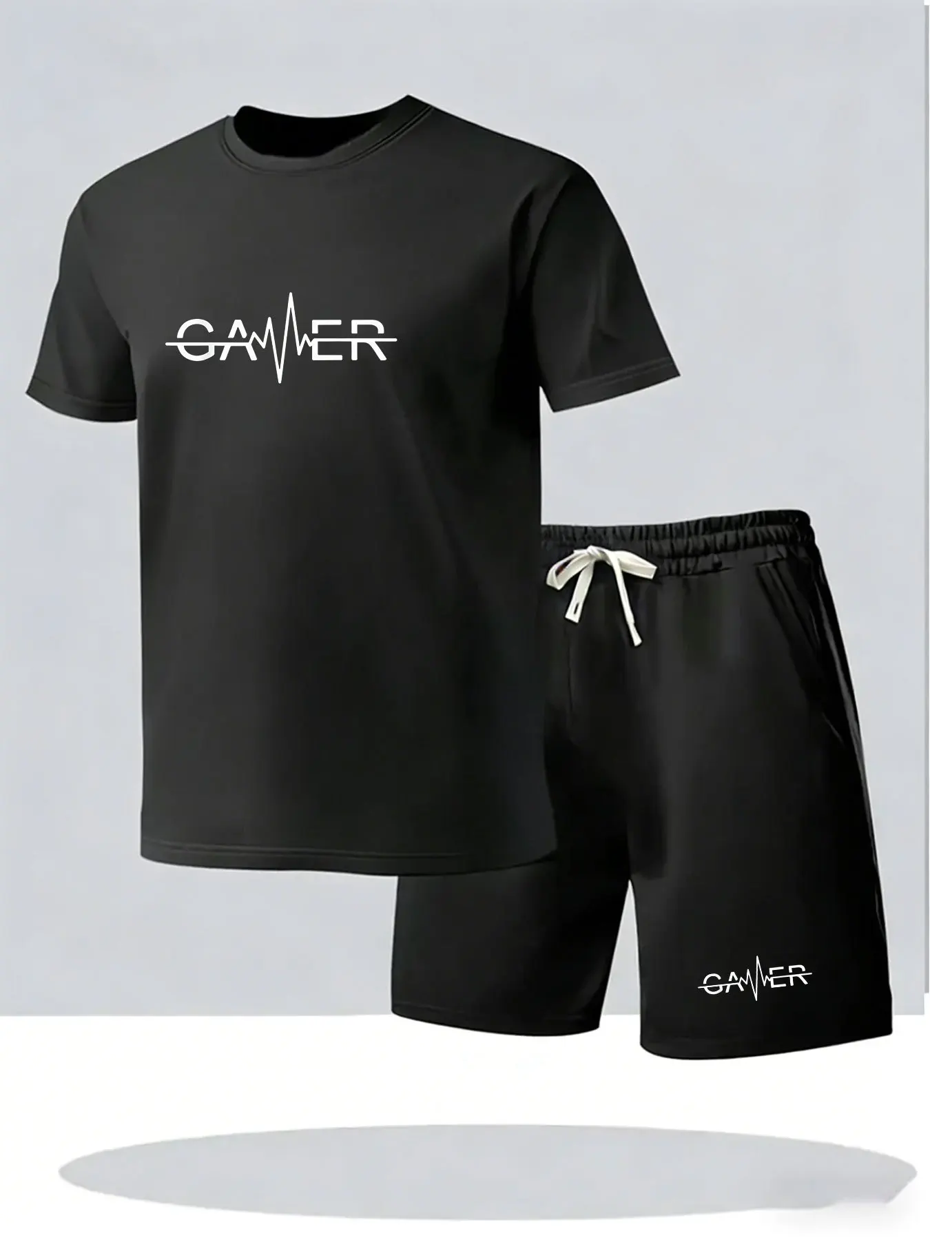 Men Summer 2 Piece Outfit Crew - Summer Clothing Outfits 评论和价格