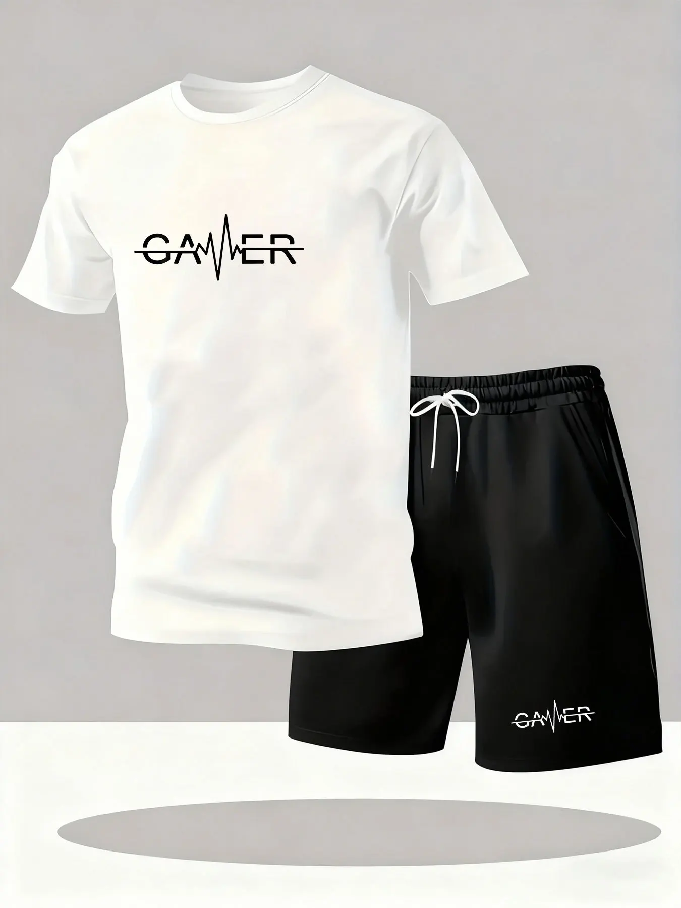 Men Summer 2 Piece Outfit Crew - Summer Clothing Outfits 评论和价格