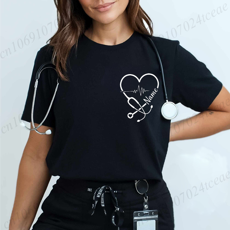 Custom Nurse Personalized Shir - Summer Clothing Name 评论和价格