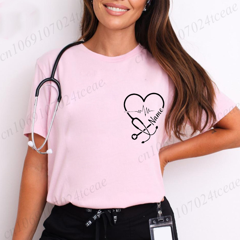 Custom Nurse Personalized Shir - Summer Clothing Name 评论和价格