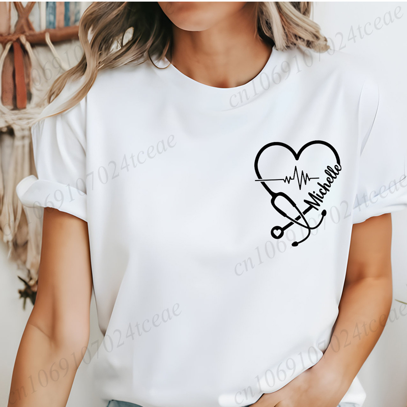 Custom Nurse Personalized Shir - Summer Clothing Name 评论和价格