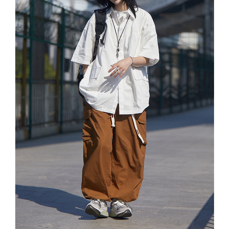 Summer Short Sleeve Button Up  - Summer Clothing Essentials Women 评论和价格