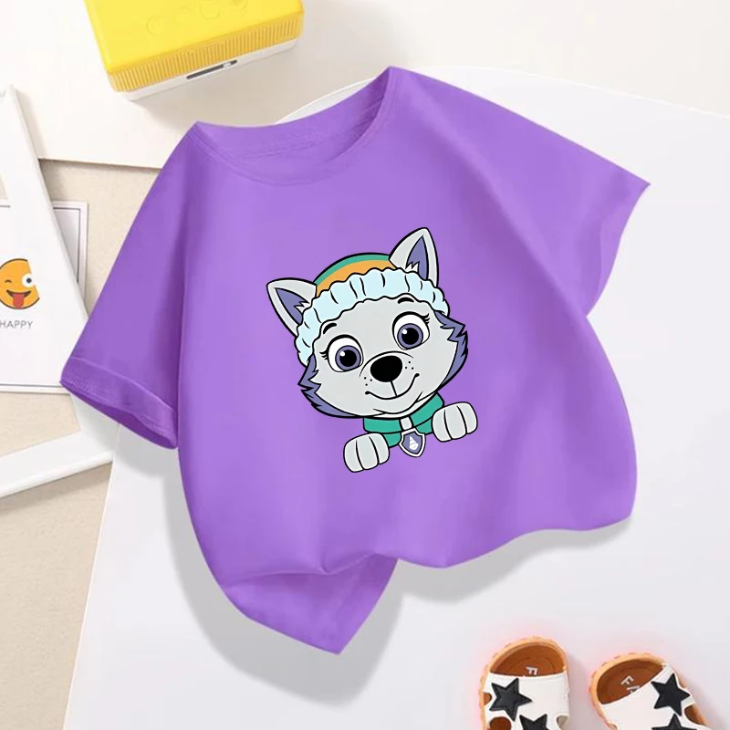 Paw Patrols Series T-Shirt Pur - Summer Everest Clothing 评论和价格