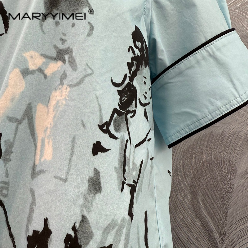 MARYYIMEI Fashion printed wome - Summer Edit Clothing 评论和价格