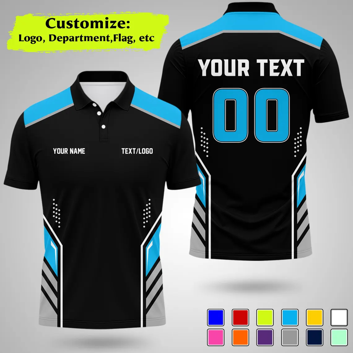 New Personalized Team Polo Shi - Summer Clothing Name 评论和价格
