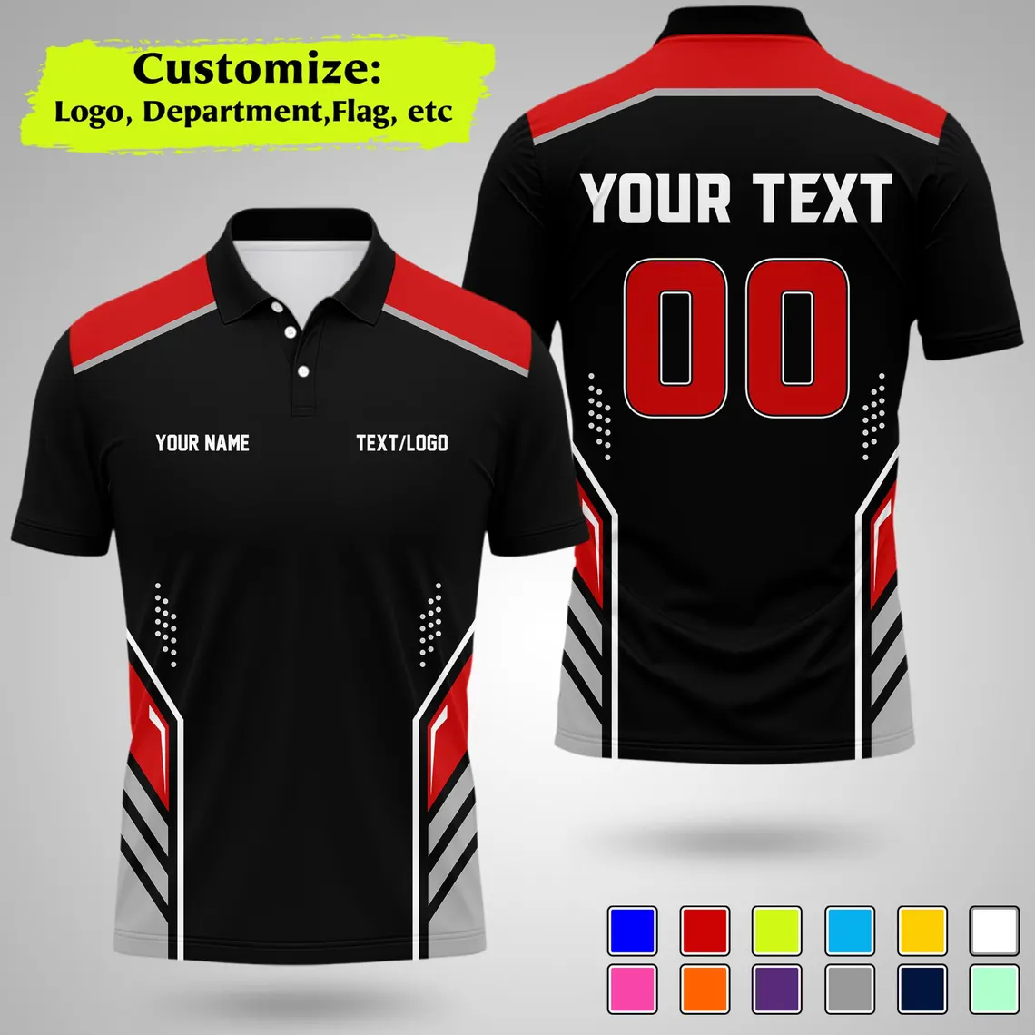 New Personalized Team Polo Shi - Summer Clothing Name 评论和价格
