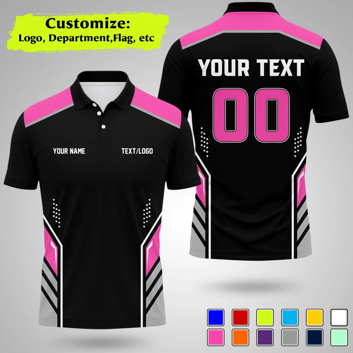 New Personalized Team Polo Shi - Summer Clothing Name 评论和价格