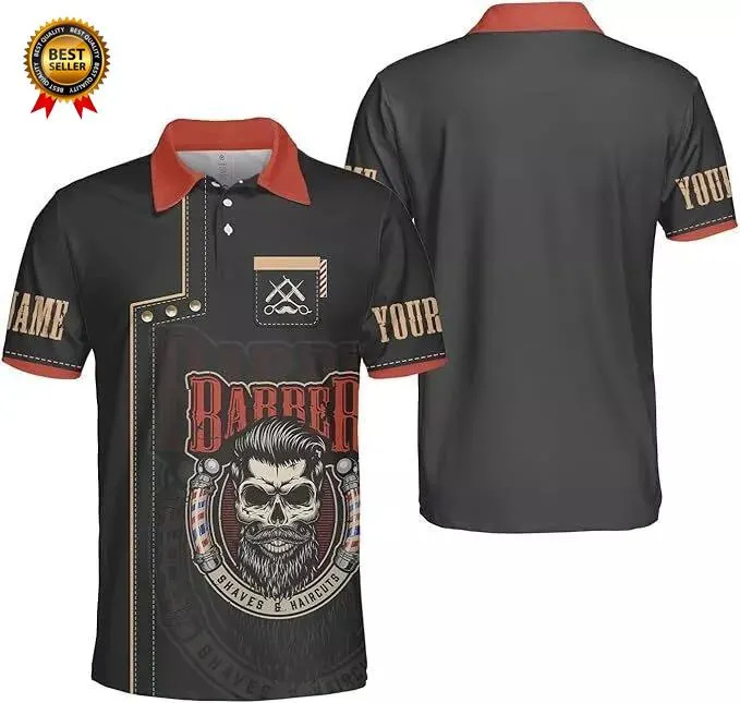 2025 Barber Short Sleeve Polo  - Summer Clothing Name 评论和价格