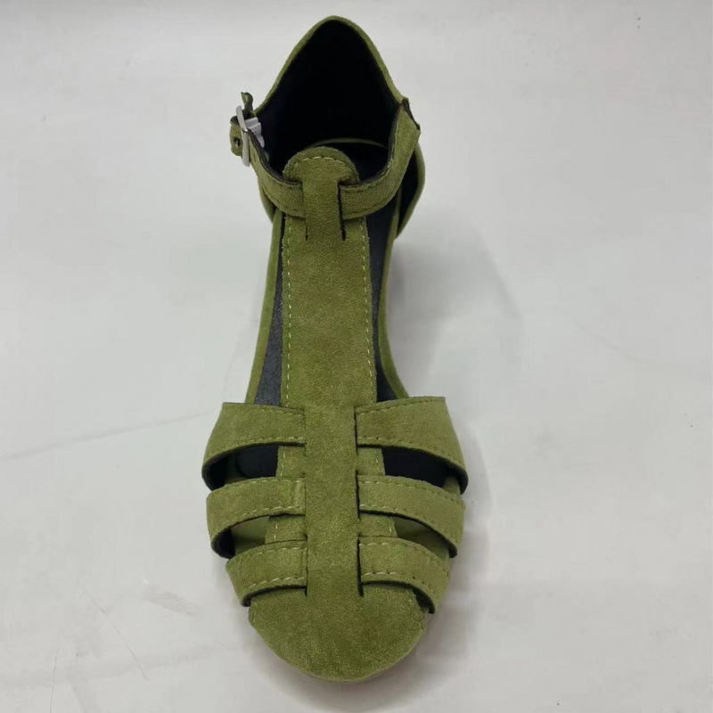 Women's Green Suede Kitten Hee - Summer Closet 评论和价格