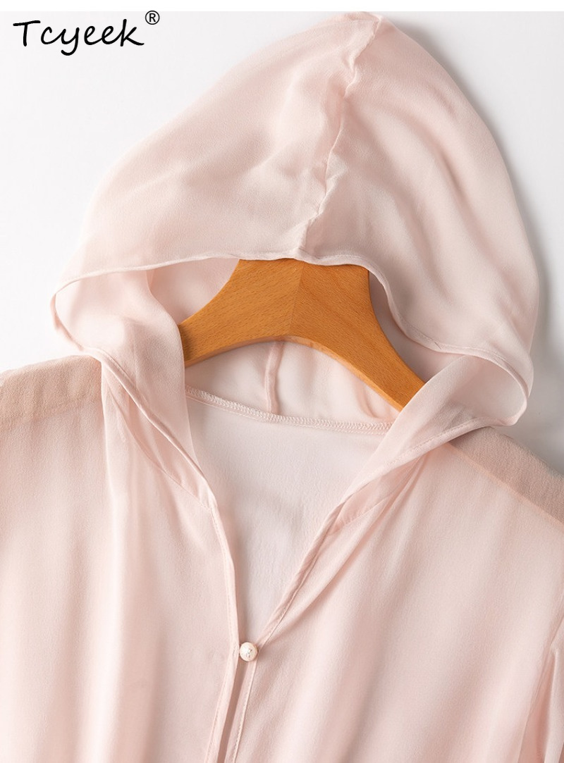 Tcyeek 100% Real Mulberry Silk - Summer Clothing Us 评论和价格