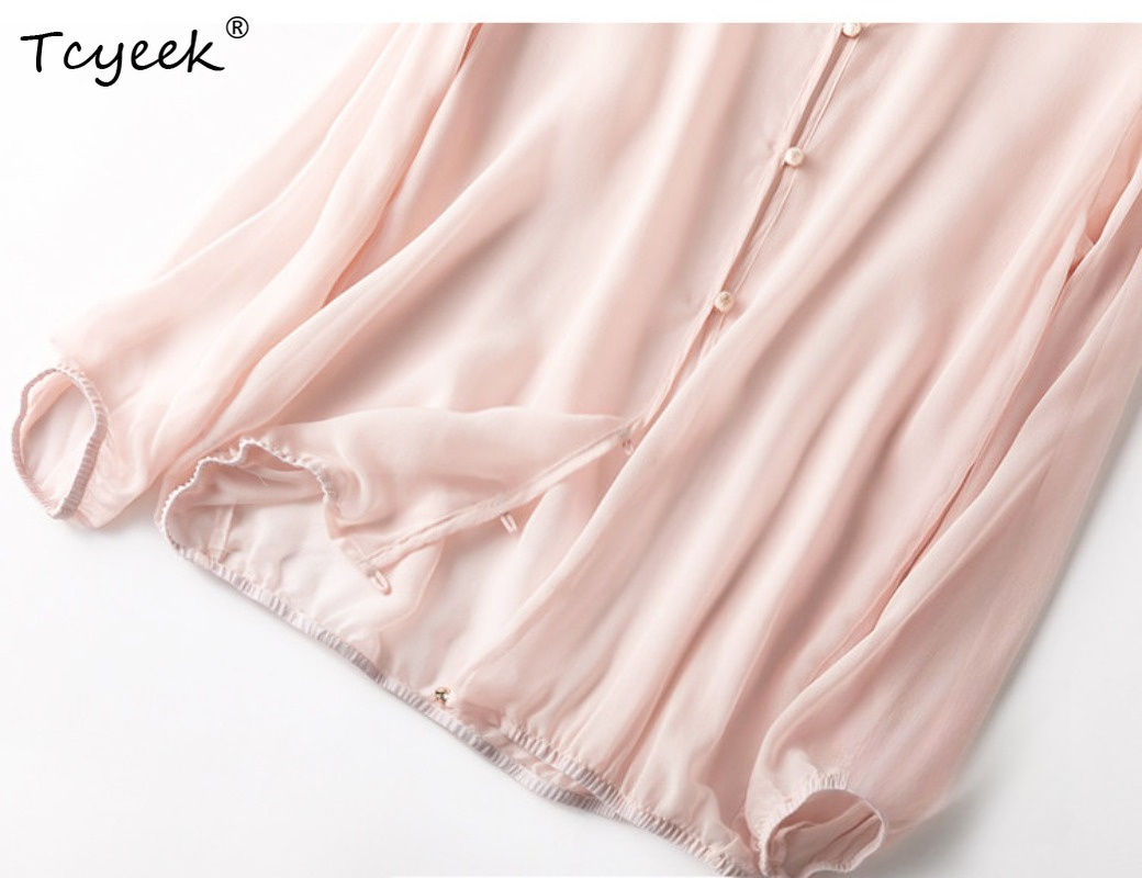 Tcyeek 100% Real Mulberry Silk - Summer Clothing Us 评论和价格