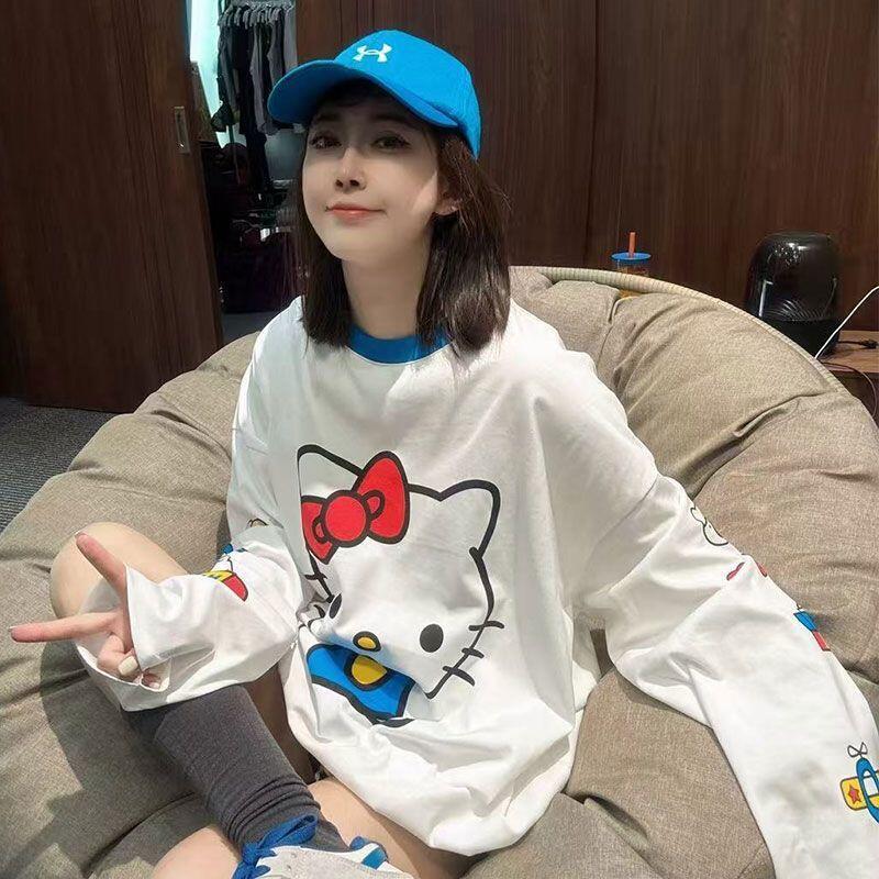 Long-Sleeved Hello Kitty Summe - Summer Clothing Us 评论和价格