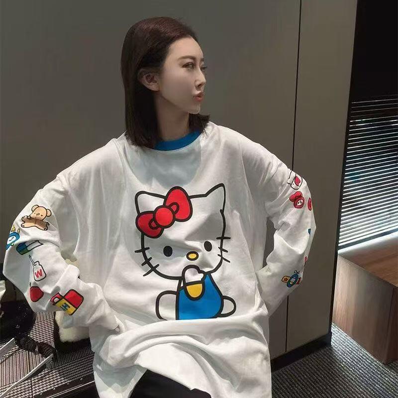 Long-Sleeved Hello Kitty Summe - Summer Clothing Us 评论和价格