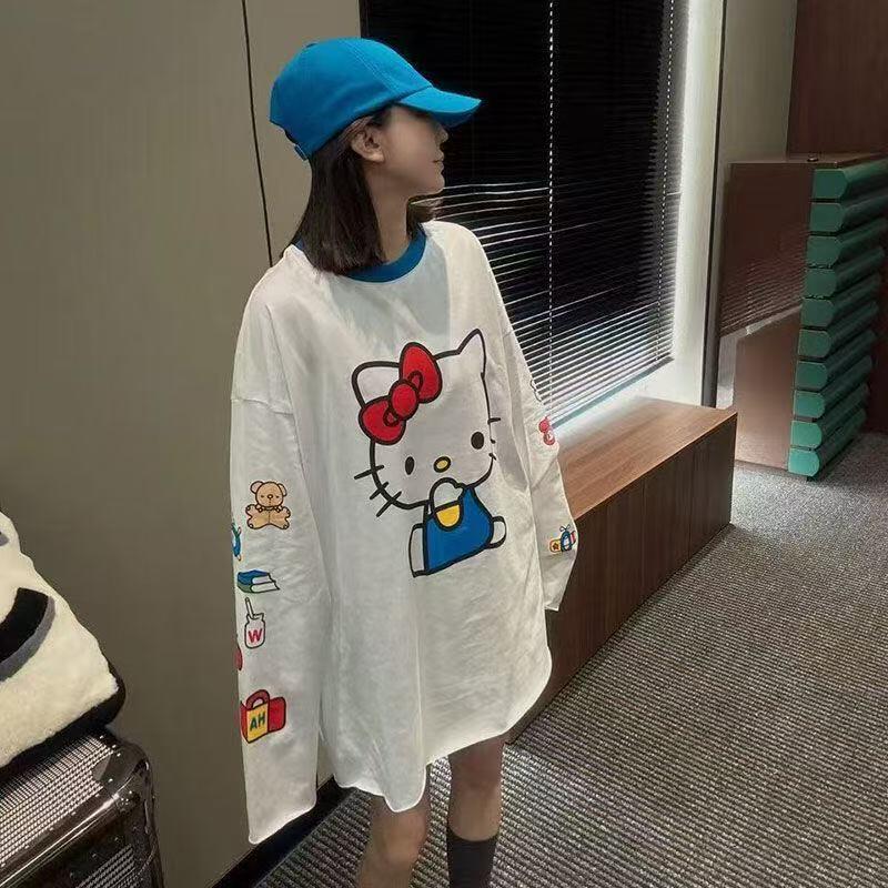 Long-Sleeved Hello Kitty Summe - Summer Clothing Us 评论和价格