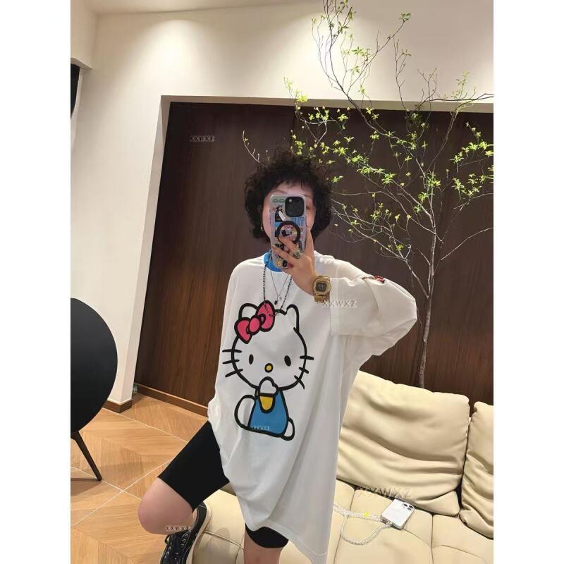 Long-Sleeved Hello Kitty Summe - Summer Clothing Us 评论和价格