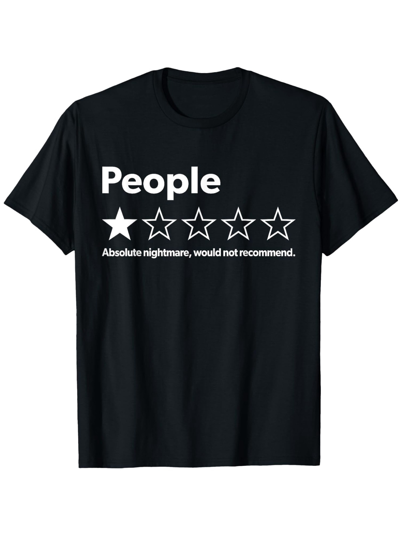 Funny T-shirt Review: One-star - Summer Clothing Recommendations 评论和价格