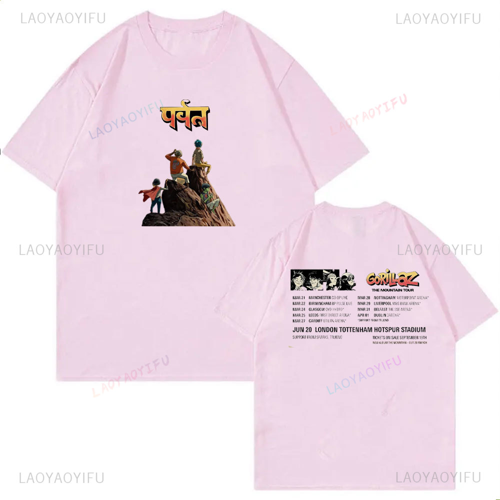 Unisex Cotton Tshirt Gorillaz  - Summer Clothing Uk 评论和价格