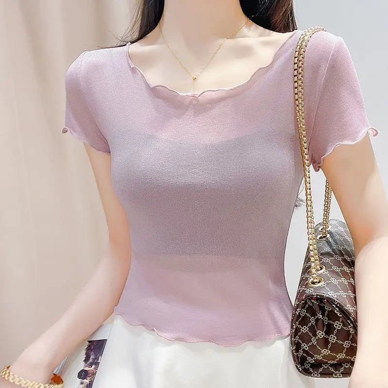 Short Sleeve Women's T-shirt L - Summer Clothing Reviews 评论和价格