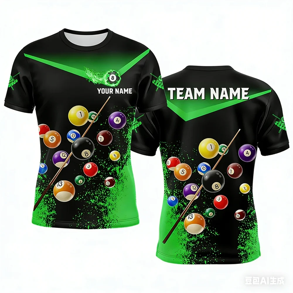 Fashion Billiards Sports Men's - Summer Clothing Name 评论和价格