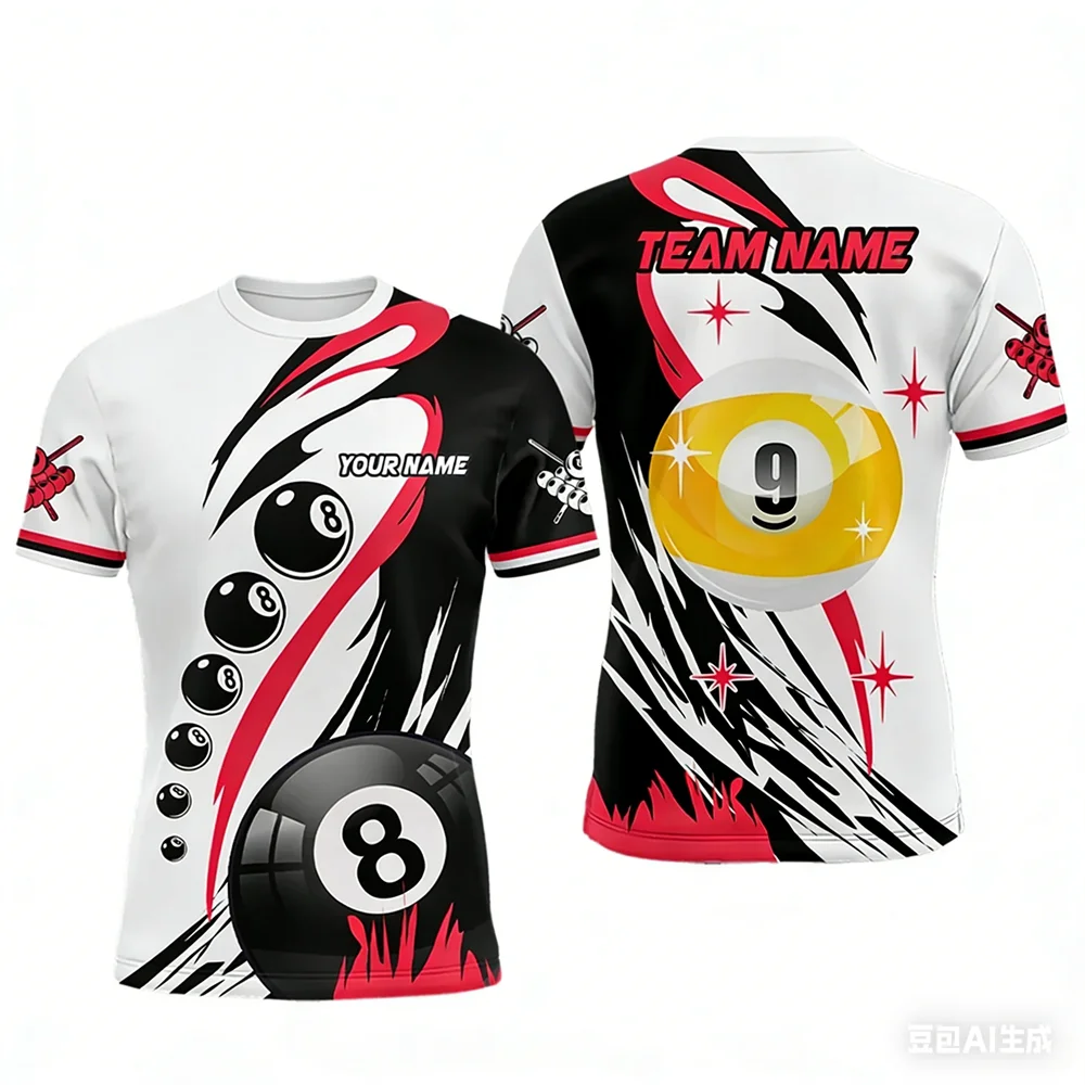 Fashion Billiards Sports Men's - Summer Clothing Name 评论和价格