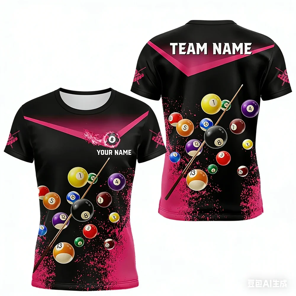 Fashion Billiards Sports Men's - Summer Clothing Name 评论和价格
