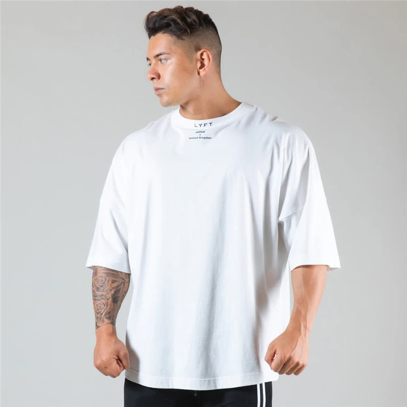 JAPAN&UK Harajuku Gym Shirt Sp - Summer Clothing Uk 评论和价格