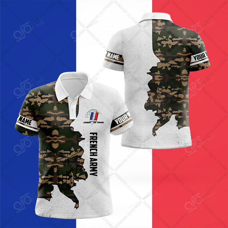 Custom Name France Flag Graphi - Summer Clothing Name 评论和价格