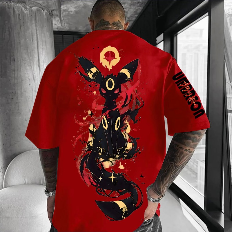 Pokémon Co-branded Print T-shi - Summer Clothing Trends 2025 评论和价格