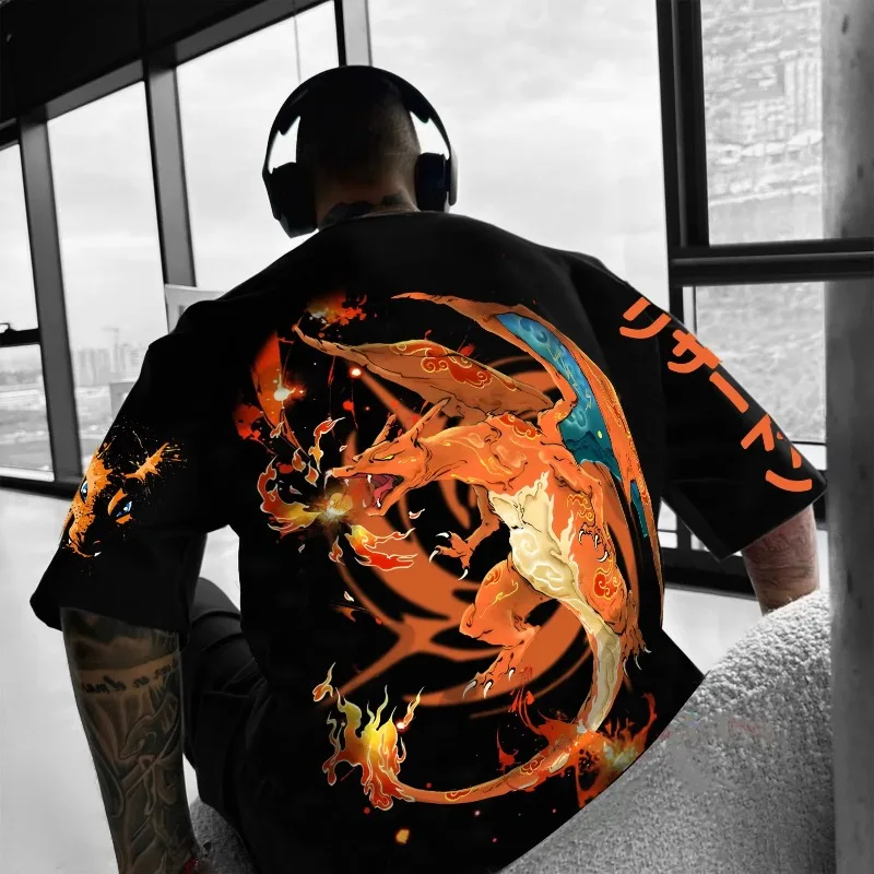 Pokémon Co-branded Print T-shi - Summer Clothing Trends 2025 评论和价格