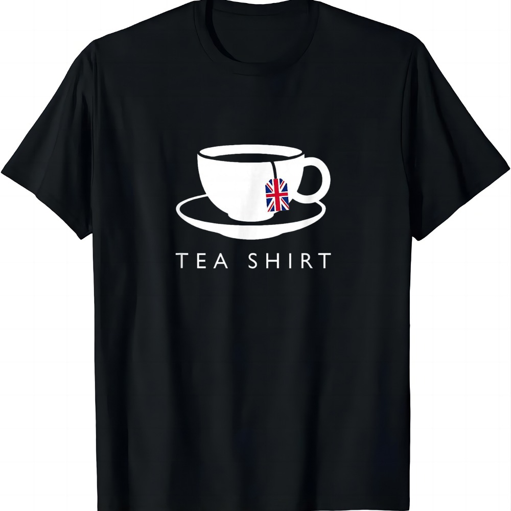 I Love English Tea UK Flag T-S - Summer Clothing Uk 评论和价格