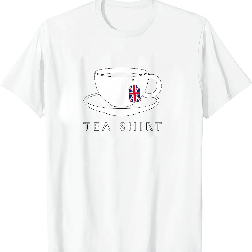 I Love English Tea UK Flag T-S - Summer Clothing Uk 评论和价格