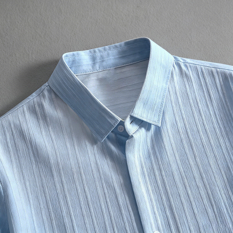 2026 New Men Vertical Wrinkle  - Summer Clothing Outfits 评论和价格