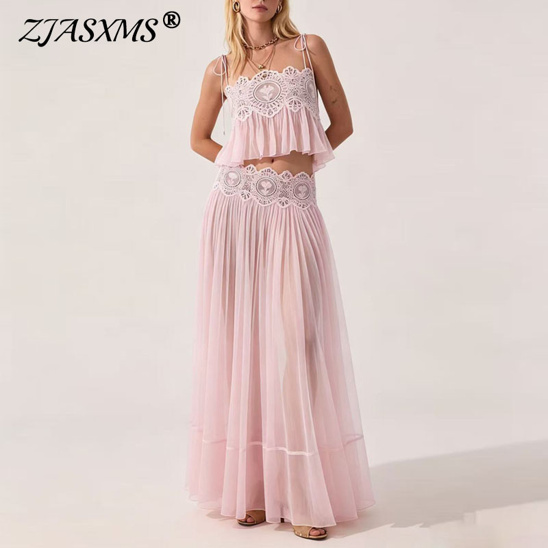 Women Lace Spaghetti Strap Cro - Summer Clothing Vacation 评论和价格