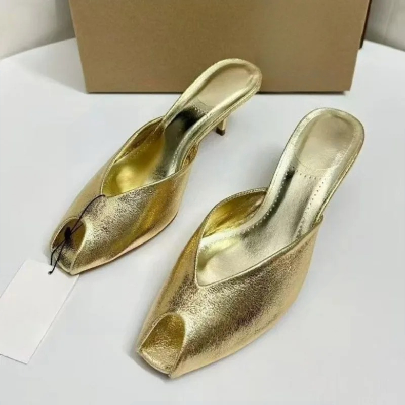 Women's Pumps Designer Gold Wo - Summer Clothing Elegant 评论和价格