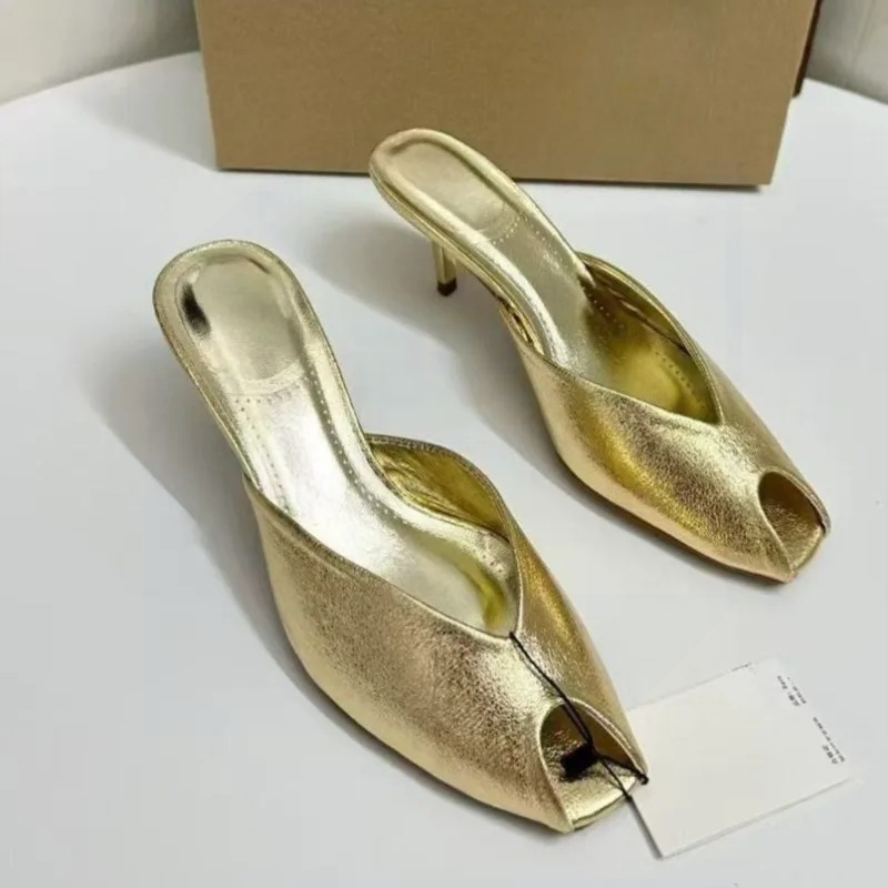 Women's Pumps Designer Gold Wo - Summer Clothing Elegant 评论和价格