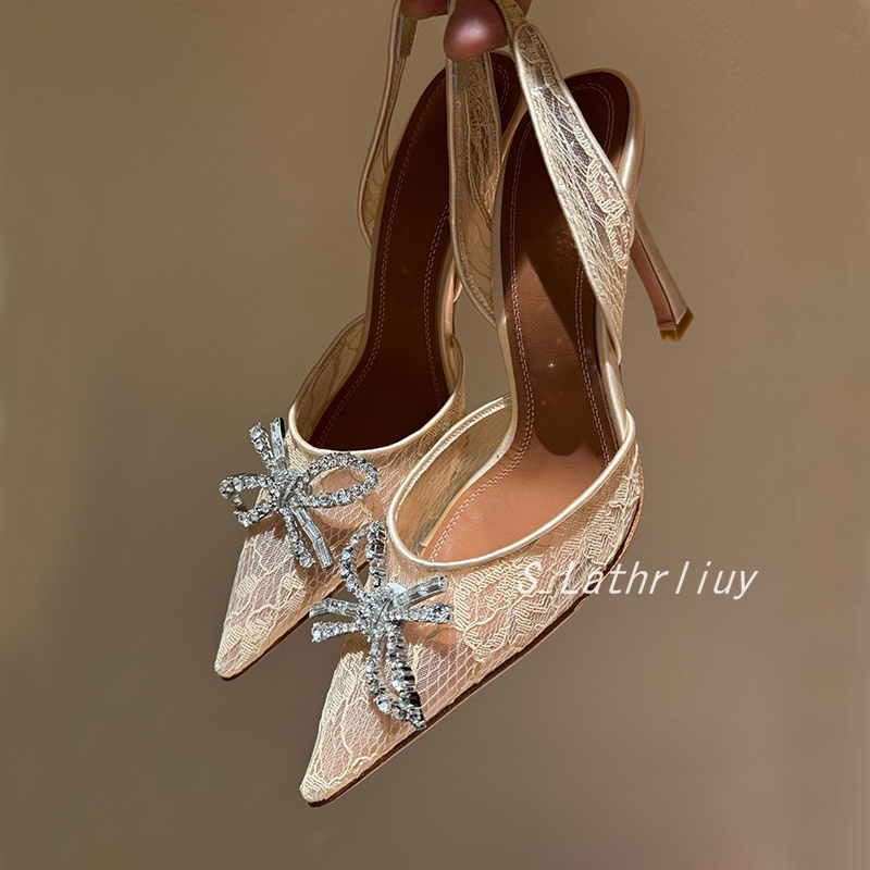 Sandals Rhinestone Flower Poin - Summer Clothing Elegant 评论和价格