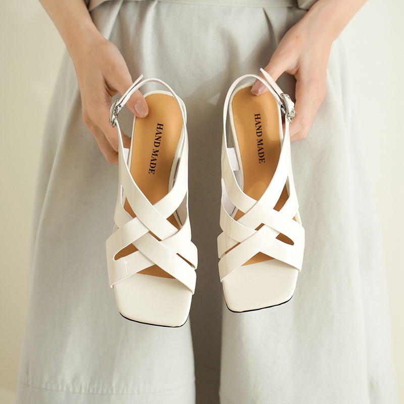 Women's new summer genuine lea - Summer Closet 评论和价格