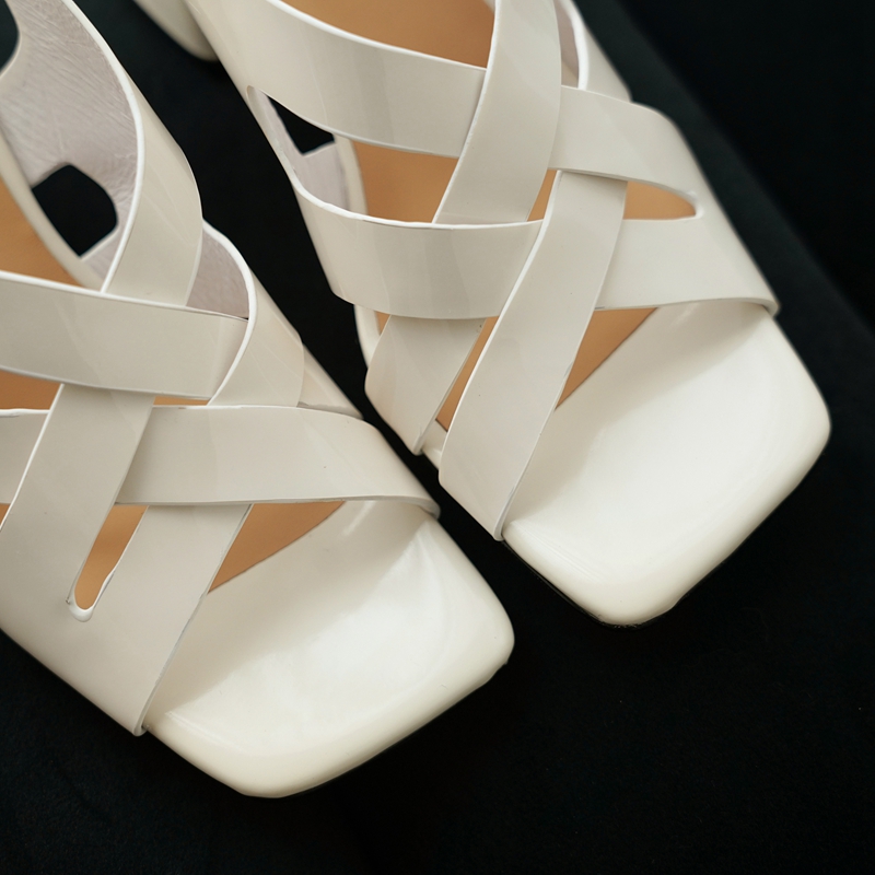 Women's new summer genuine lea - Summer Closet 评论和价格